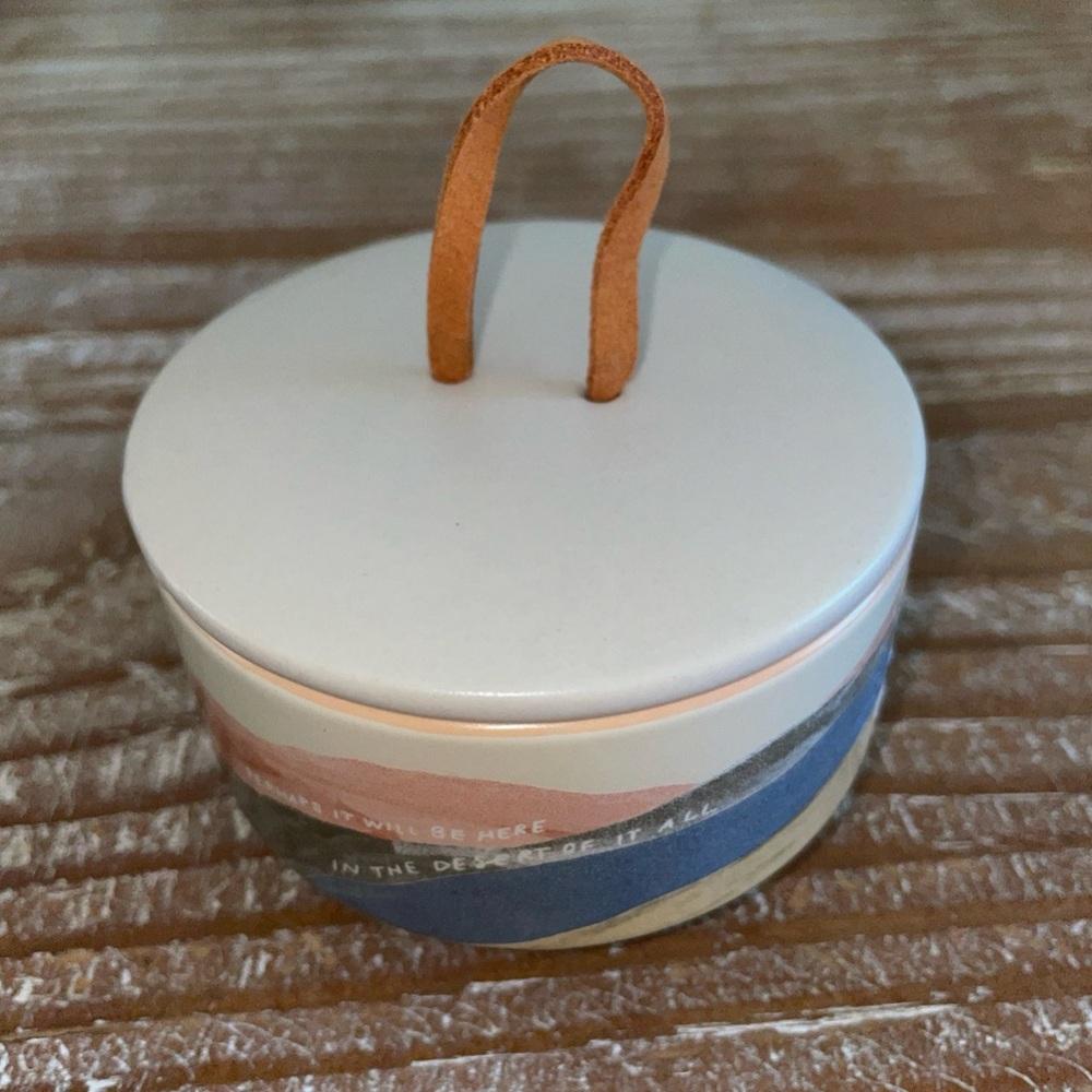 Fringe Desert Sunset Ceramic Trinket Dish designed by Morgan Harper Nichols